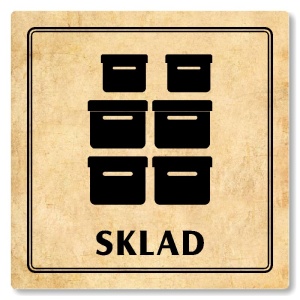Sklad, 80x80mm, pergamen, Utah